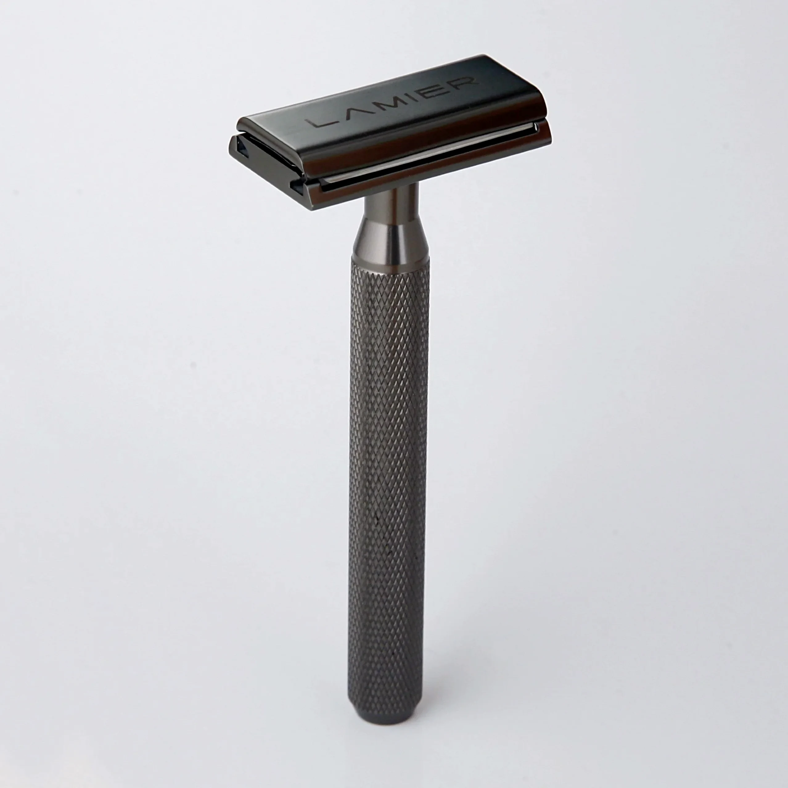 Manche du rasoir Lamier ALZ-PREMIUM en aluminium – détail manche